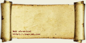 Milana Mijalković vizit kartica